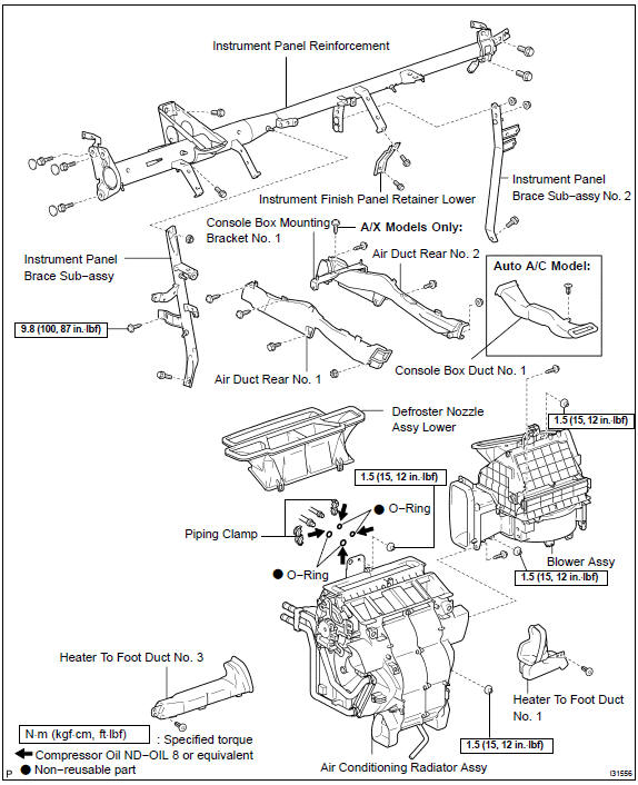Toyota Camry Air conditioning radiator assy Heater & air conditioner